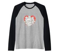 I'm Single Feel Free To Change That Relazione |---- Maglia con Maniche Raglan