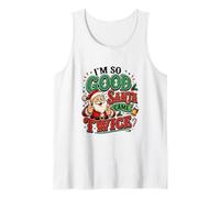 Im So Good Santa Came Twice Funny Christmas Doppio Significato Canotta