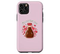 I'm So Into You Carino Bottiglia Salsa di soia Kawai Valentine Coppia Custodia per iPhone 11 Pro