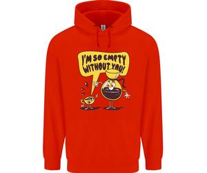 I'M So Vuoto Senza Voi Divertente Caffè Bambini Felpa con Cappuccio