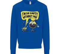 I'M So Vuoto Senza Voi Divertente Caffè Bambini Felpa Maglione