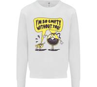 I'M So Vuoto Senza Voi Divertente Caffè Bambini Felpa Maglione