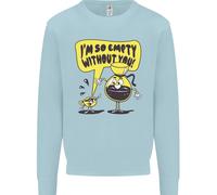 I'M So Vuoto Senza Voi Divertente Caffè Bambini Felpa Maglione