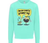 I'M So Vuoto Senza Voi Divertente Caffè Uomo Felpa Maglione