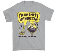 I'M So Vuoto Senza Voi Divertente Caffè Uomo T-Shirt 100% Cotone