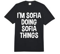 I'm Sofia Doing Sofia Things Funny Daying Comfort Colors Adult Heavyweight T-Shirt