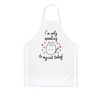 I'M Solo Parlando To My Gatto Oggi Chef Grembiule - Pazzo Donna Cucinare Funy