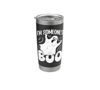 I'm Someone's Boo Funny Halloween Lover Ghost Spaventoso Spooky Bicchiere termico in acciaio inox doppia parete