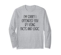 I'm Sorry If I Offended You By Using Facts & Logic Offensive Maglia a Manica