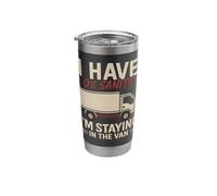 I'm Staying In Tha Van Vintage Phasmophobia Man Women Bicchiere termico in acciaio inox doppia parete