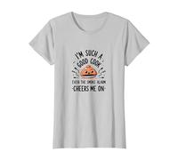 Im Such A Good Cook Allarme Fumo Cheers Me On Funny Maglietta, Donna, Argento, 3XL
