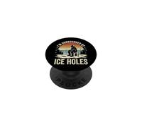 I'm Surrounded By Ice Holes Inverno Pescatore PopSockets PopGrip Adesivo