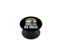 I'm Surrounded By Ice Holes Inverno Pescatore PopSockets PopGrip Adesivo