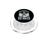 I'm Surrounded By Ice Holes Inverno Pescatore PopSockets PopGrip per MagSafe