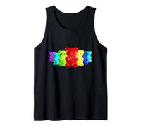 I'm Sweet Eat Me Cool Colorful Gummy Bear Candy Illustration Canotta
