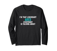 I'm That Legendary Ares Tutti Stanno Parlando Maglia a Manica
