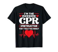 Im The Awesome CPR Istruttore Cuore ECG Design Maglietta