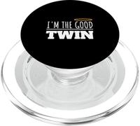 I'm The Bad Twin I'm The Good Twin Twin Matching Funny PopSockets PopGrip per MagSafe