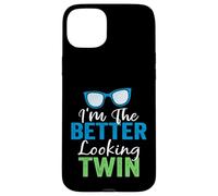 I'm The Better Looking Twin Funny Twins Fratello e sorella Custodia per iPhone 15 Plus