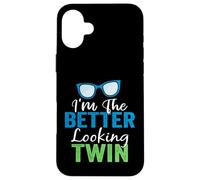I'm The Better Looking Twin Funny Twins Fratello e sorella Custodia per iPhone 16 Plus