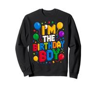 I'm The Birthday Boy Master Builder Building Mattoncini Blocchi Felpa