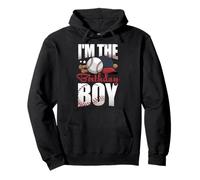 I'm The Birthday Boy Matching Baseball Compleanno Felpa con Cappuccio