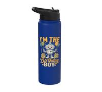 I'm The Birthday Boy Robot Robotics Compleanno Stainless Steel Insulated Water Bottle