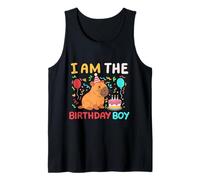 I'm The Birthday Boy, simpatico Capibara, per il compleanno dei bambini, adatto alla famiglia Canotta