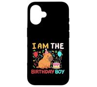 I'm The Birthday Boy, simpatico Capibara, per il compleanno dei bambini, adatto alla famiglia Custodia per iPhone 16