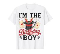 I'm The Birthday Boy Trucco Magico Bunny Magician Party Maglietta
