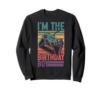 I'm The Birthday Boy Vintage Gamer Matching Birthday Felpa