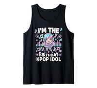 I'm The Birthday KPOP Idol Chibi Girls K Pop Theme Party Canotta