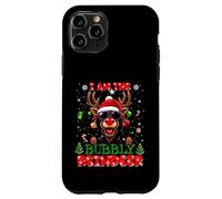 I'm The Bubbly Reindeer Christmas Outfit Funny Xmas Custodia per iPhone 11 Pro
