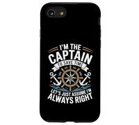 I'm The Captain Assume I'm Always Right Funny Sailing Custodia per iPhone SE (2020) / 7/8