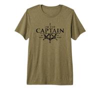 I'm The Captain Funny Mens Sailor Boater - My Boat My Rules Maglietta Premium