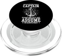 Im The Captain To Save Time Assumiamo che io abbia sempre ragione PopSockets PopGrip per MagSafe