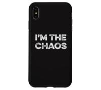I'm The Chaos Joke Wisecracker Vita caotica Divertente Meme Havoc Custodia per iPhone XS Max