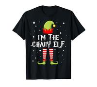 I'm The Chatty Elf Funny Christmas Matching Family Group Maglietta