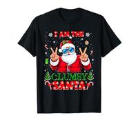 I'm The Clumsy Santa Christmas Outfit Funny Xmas Maglietta