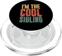 I'm The Cool Sibling Vintage Matching Brother Sister Funny PopSockets PopGrip per MagSafe