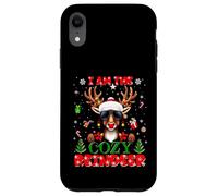 I'm The Cozy Reindeer Christmas Outfit Funny Xmas Custodia per iPhone XR