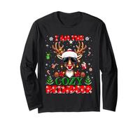 I'm The Cozy Reindeer Christmas Outfit Funny Xmas Maglia a Manica
