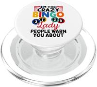 I'm The Crazy Bingo Lady People Warn You About PopSockets PopGrip per MagSafe