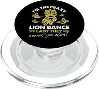 I'm The Crazy Lion Dance Lady di cui ti hanno avvertito PopSockets PopGrip per MagSafe