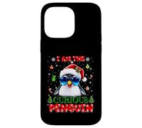 I'm The Curious Penguin Christmas Outfit Funny Xmas Custodia per iPhone 14 Pro Max