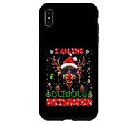I'm The Curious Reindeer Christmas Outfit Funny Xmas Custodia per iPhone XS Max