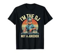 I'm The DJ Not A Jukebox Party Music Amante dei vinili Maglietta