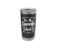 I'm The favorite Aunt Bicchiere termico in acciaio inox doppia parete
