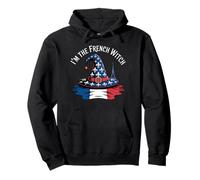 I'm The French Witch France Easy Halloween Costume Vacanza Felpa con Cappuccio