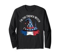I'm The French Witch France Easy Halloween Costume Vacanza Maglia a Manica